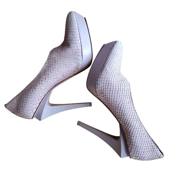 Alexander Wang Tan Reptile Shootie (37) - Picture 4 of 6